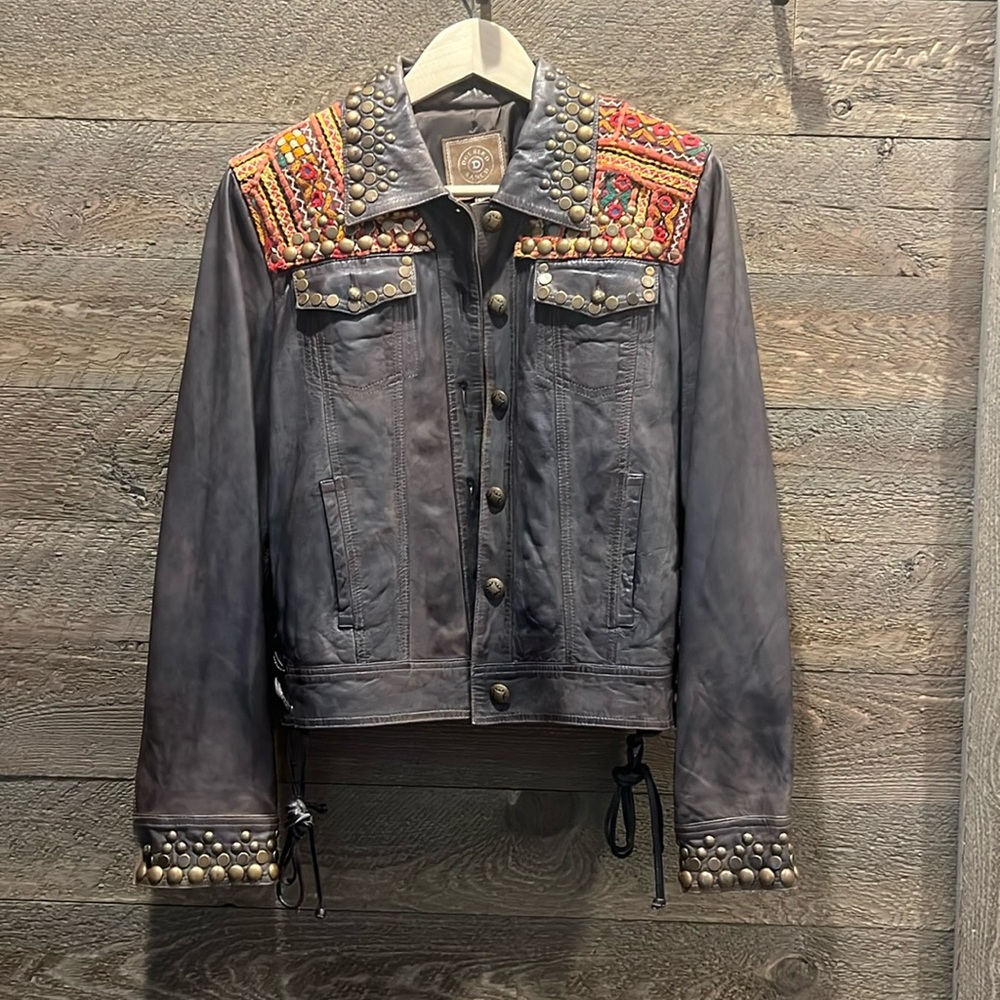 Double D Ranch Leather Jacket
